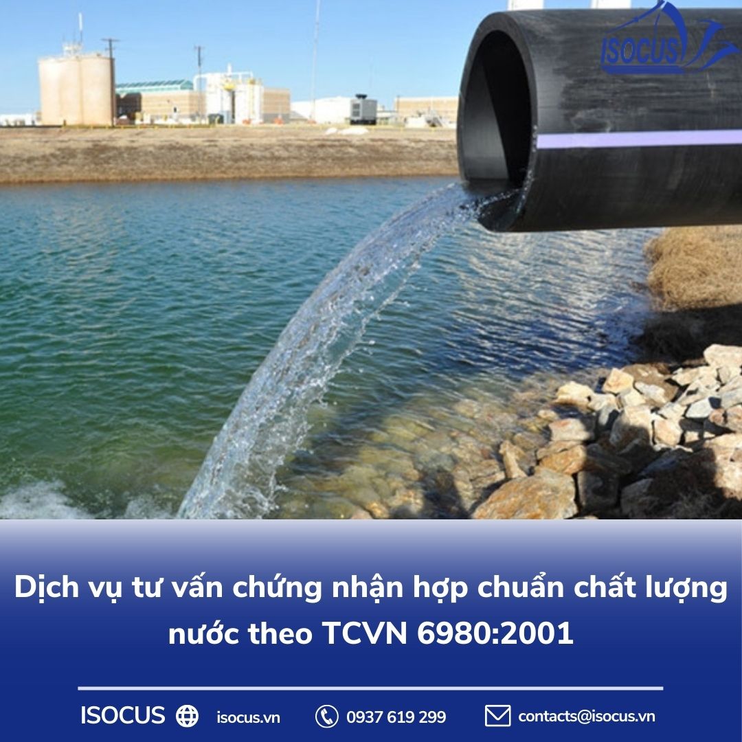 Dịch vụ tư vấn chứng nhận hợp chuẩn chất lượng nước theo TCVN 6980:2001