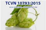 TCVN 10793:2015 HOA HUBLÔNG - XÁC ĐỊNH ĐỘ ẨM