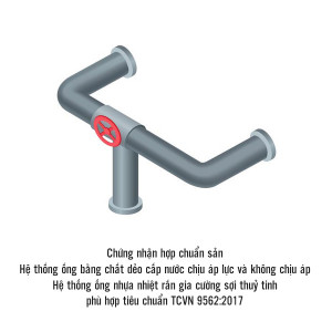 Chứng nhận hợp chuẩn sản Hệ thống ống bằng chất dẻo cấp nước chịu áp lực và không chịu áp – Hệ thống ống nhựa nhiệt rắn gia cường sợi thuỷ tinh phù hợp tiêu chuẩn TCVN 9562:2017 (ISO 10639:20