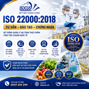 Dịch Vụ Tư Vấn Đạt Giấy Chứng Nhận Hệ Thống Quản Lý An Toàn Thực Phẩm ISO 22000:2018